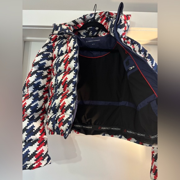 Perfect Moment  Polar Houndstooth Down Puffer Jacket - Picture 5 of 5